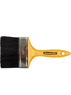 Кисть плоская Handmaler Yellow черная смешанная щетина пластиковая ручка 100 мм.