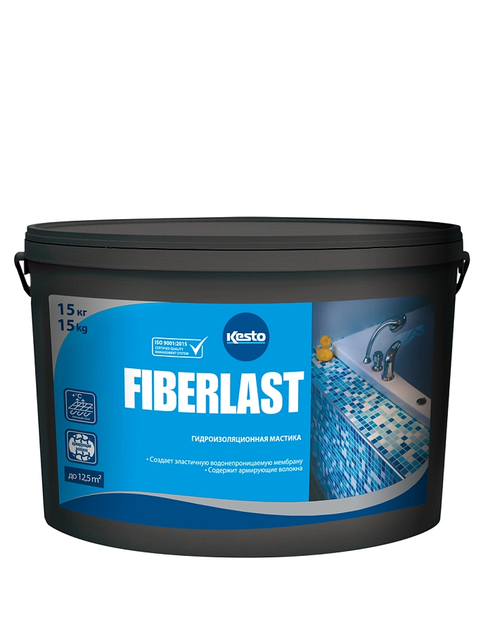Мастика гидроизоляционная Kesto FIBERLAST  15 кг