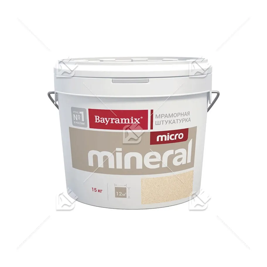 Штукатурка декоративная мраморная Bayramix MICRO Mineral фракция 0,2-0,5 мм 601 15 кг