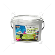 Краска резиновая эластичная атмосферная Elastic Color RAL9004 черная 11,5 кг