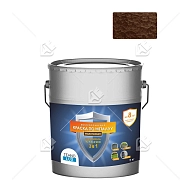 Грунт-эмаль 3 в 1 Технолюкс молотковая коричневая 5 кг