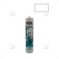 Герметик силиконовый универсальный ROYAL 310 белый 280 мл