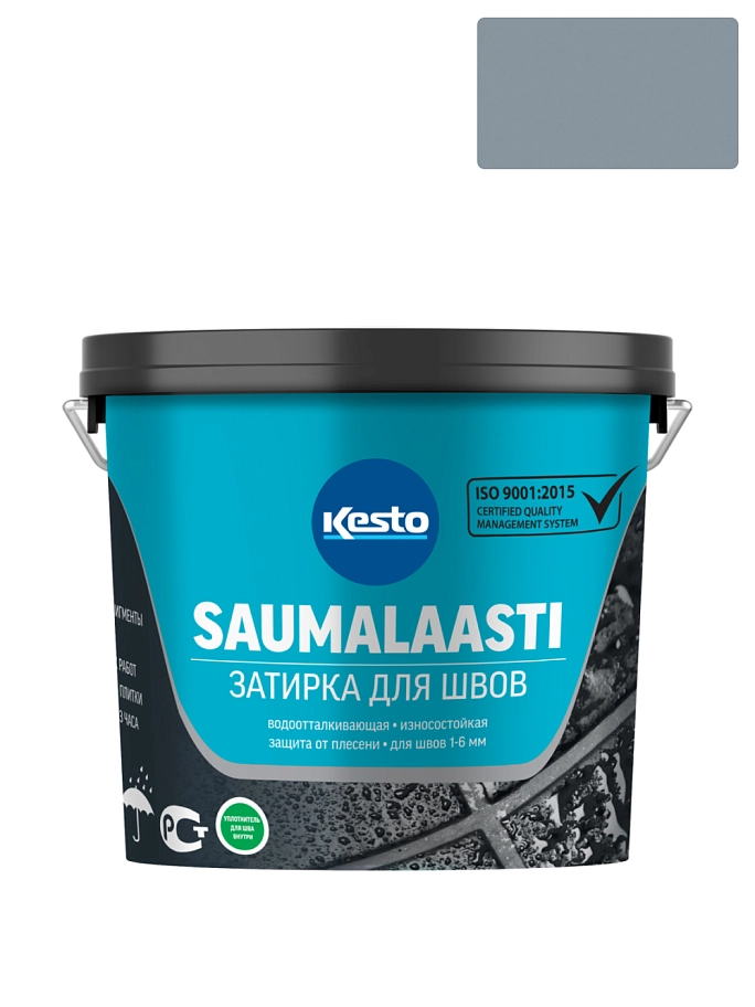 Затирка для швов Kesto Saumalaasti 42 сине-серая 3 кг