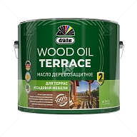 Масло деревозащитное для террас и садовой мебели Dufa Wood Oil Terrace орех 9л