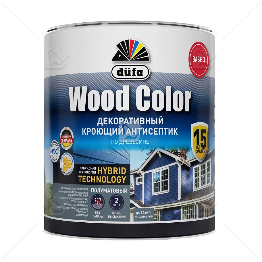 Кроющий антисептик Dufa Wood Color база 3 0,81 л