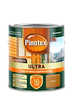 Пропитка декоративная для защиты древесины Pinotex Ultra AWB полуглянцевая орегон 2,5 л