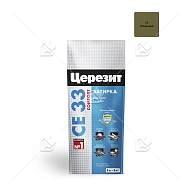 Затирка для узких швов до 6 мм Церезит СЕ 33 Comfort 73 оливковая 2 кг