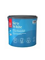 Краска для потолков Tikkurila SIRO WHITE A глубокоматовая 2,7л