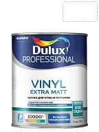 Краска для стен и потолков водно-дисперсионная Dulux Vinyl Extra Matt матовая база BW 1 л.