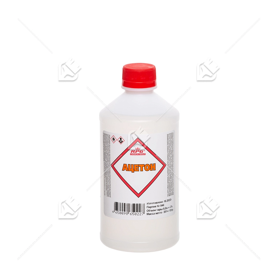 Ацетон RPG ГОСТ 0,5 л