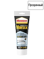 Клей монтажный универсальный акриловый Момент Монтаж Суперсильный МВп-70 прозрачный 185 г.