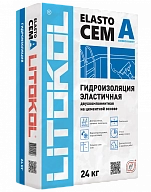 Гидроизоляция эластичная двухкомпонентная на цементной основе Litokol Elastocem компонент А 24 кг
