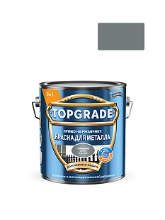 Краска для металла Topgrade гладкая глянцевая серая RAL 7042 2л
