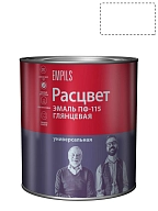 Эмаль ПФ-115 универсальная алкидная Расцвет глянцевая белая 2,7 кг.