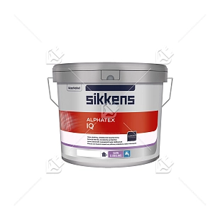 Краска для внутренних и наружных работ акриловая Sikkens Alphatex IQ полуматовая база BS W05 10 л.