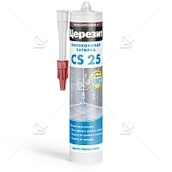 Герметик-затирка силиконовая противогрибковая Церезит CS 25 58 темно-коричневая 280 мл
