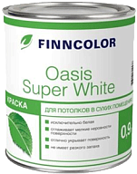 Краска OASIS SUPER WHITE белая гл/мат 0,9л