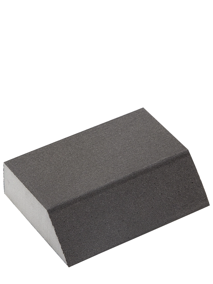 Губка шлифовальная четырехсторонняя угловая 100х68х42х26мм, Р80 Зубр "Мастер"
