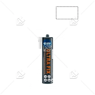 Клей герметик ультра сильный Kesto Ultra Fix белый 310мл.