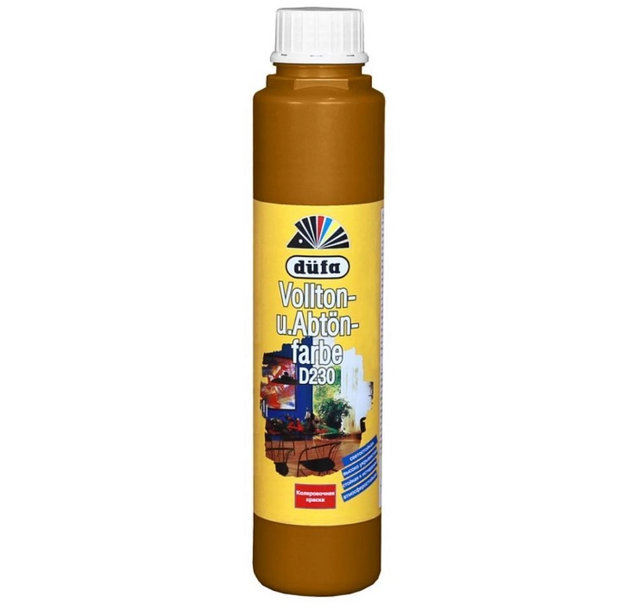 Колорант водно-дисперсионный Dufa Vollton und Abtonfarbe D230-0110 охра 750 мл.