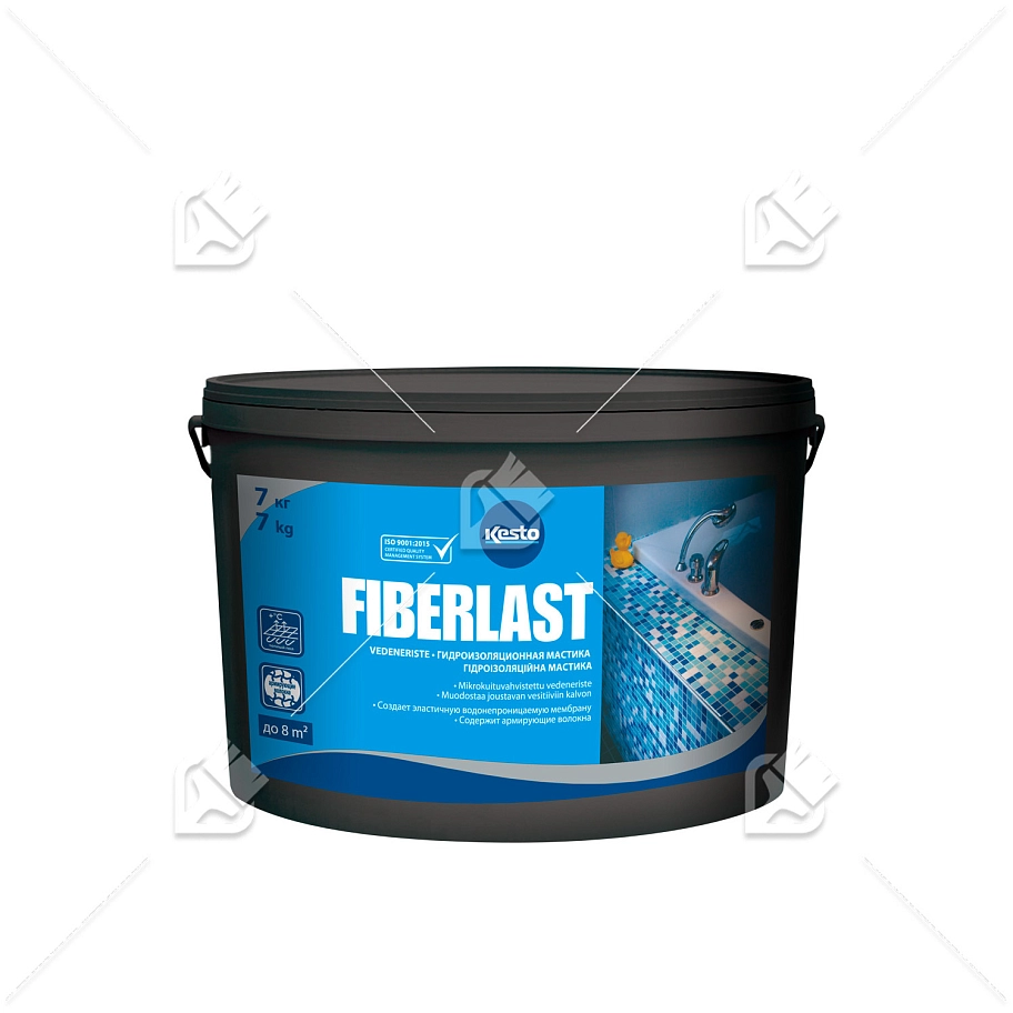 Мастика гидроизоляционная Kesto FIBERLAST 7 кг