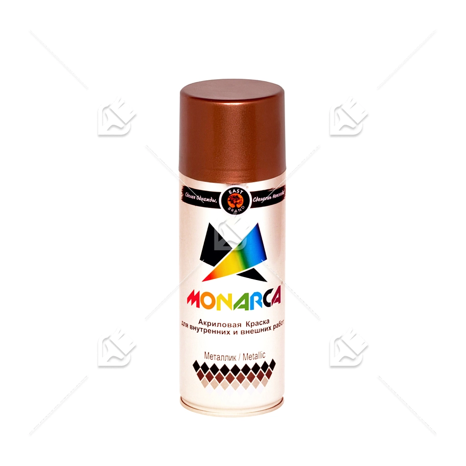Аэрозольная краска Monarca металлик Медь 520 мл/270г.
