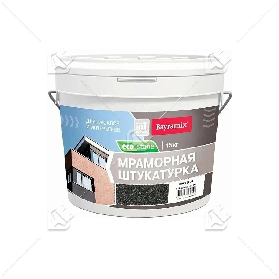 Штукатурка декоративная мраморная Bayramix Ecostone 971-K 15 кг