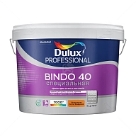 Краска для стен и потолков латексная специальная Dulux Professional Bindo 40 полуглянцевая база BW 9 л.