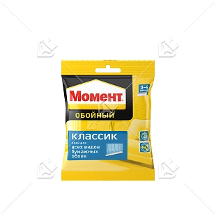 Клей для виниловых и бумажных обоев Момент Классик 100 г.