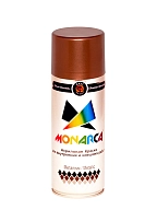 Аэрозольная краска Monarca металлик Медь 520 мл/270г.