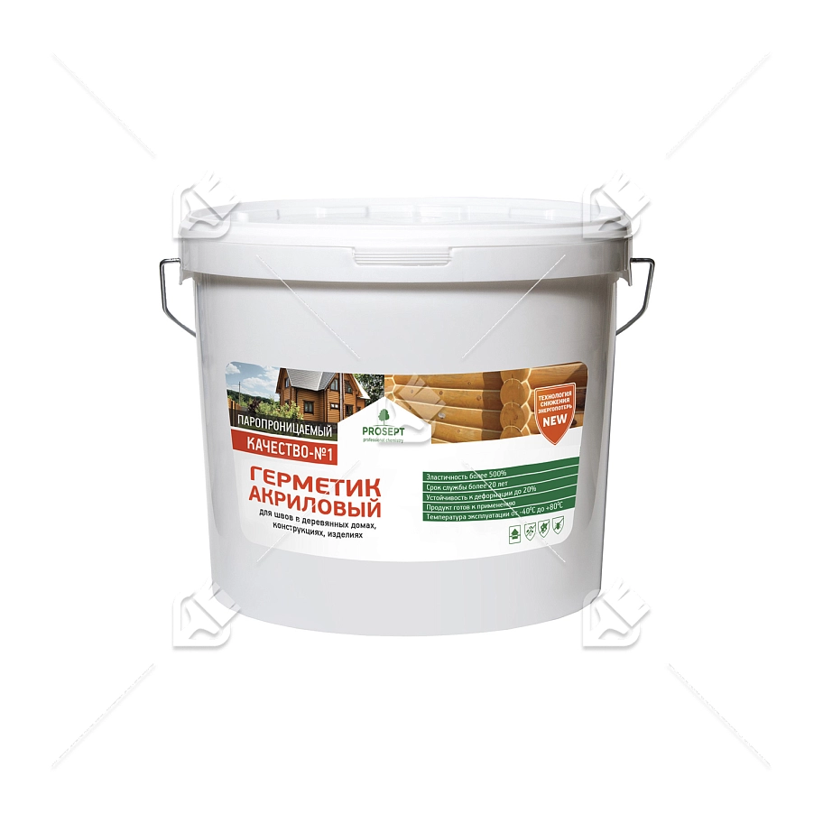 Герметик шовный акриловый Prosept белый 15 кг