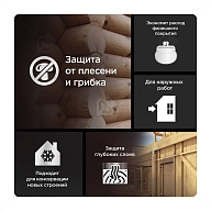 Грунт для защиты древесины Pinotex Base 10 л
