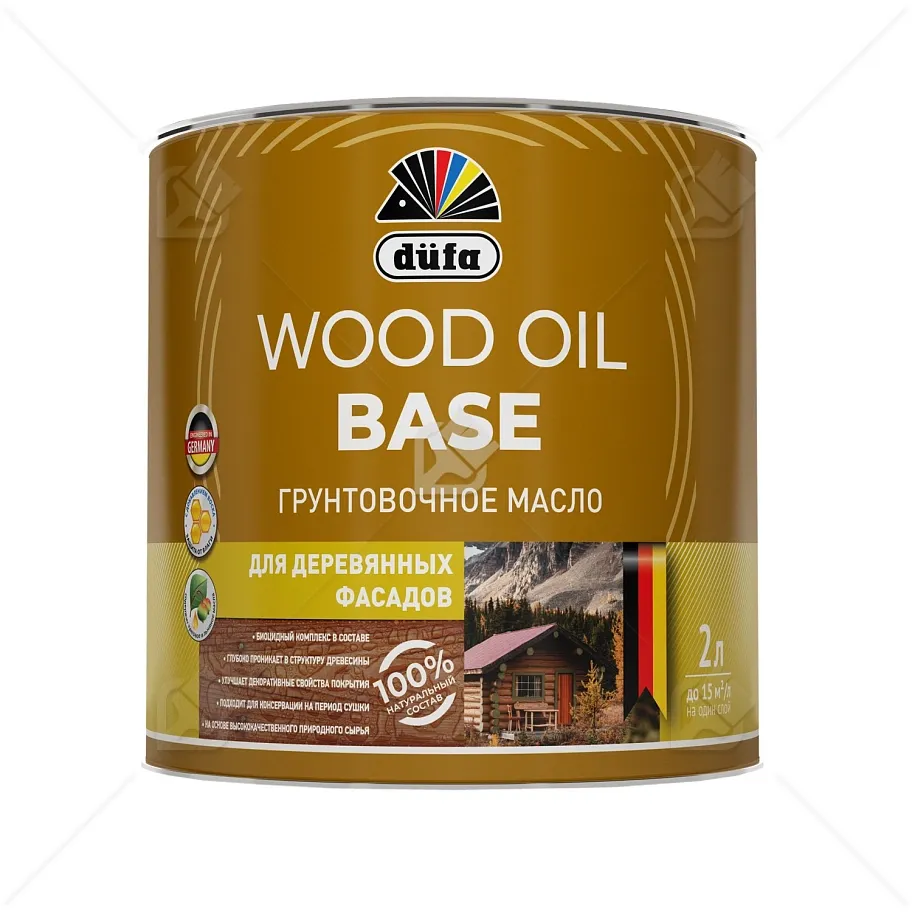 Масло грунтовочное Dufa Wood Oil Base 2л