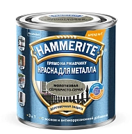Краска для металлических поверхностей алкидная Hammerite молотковая серебристо-серый 2,5 л.