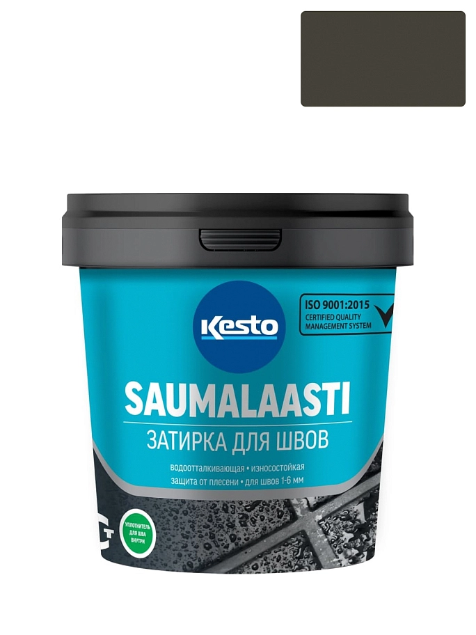 Затирка для швов Kesto Saumalaasti 50 черная 1 кг