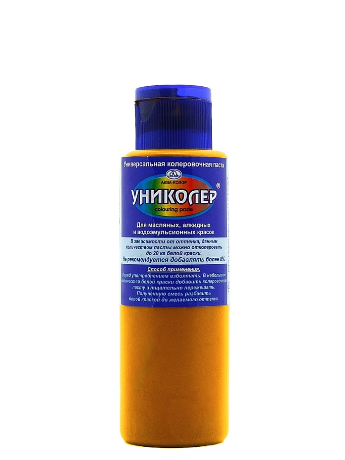 Паста колеровочная универсальная Аква-Колор Униколер 3.1 охра светлая 100 мл.
