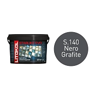 Затирка эпоксидная Litokol Starlike Evo S.140 чёрный графит 2,5 кг.