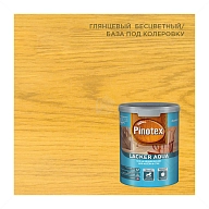 Лак для дерева на водной основе колеруемый Pinotex Lacker Aqua 70 глянцевый 1 л. 
