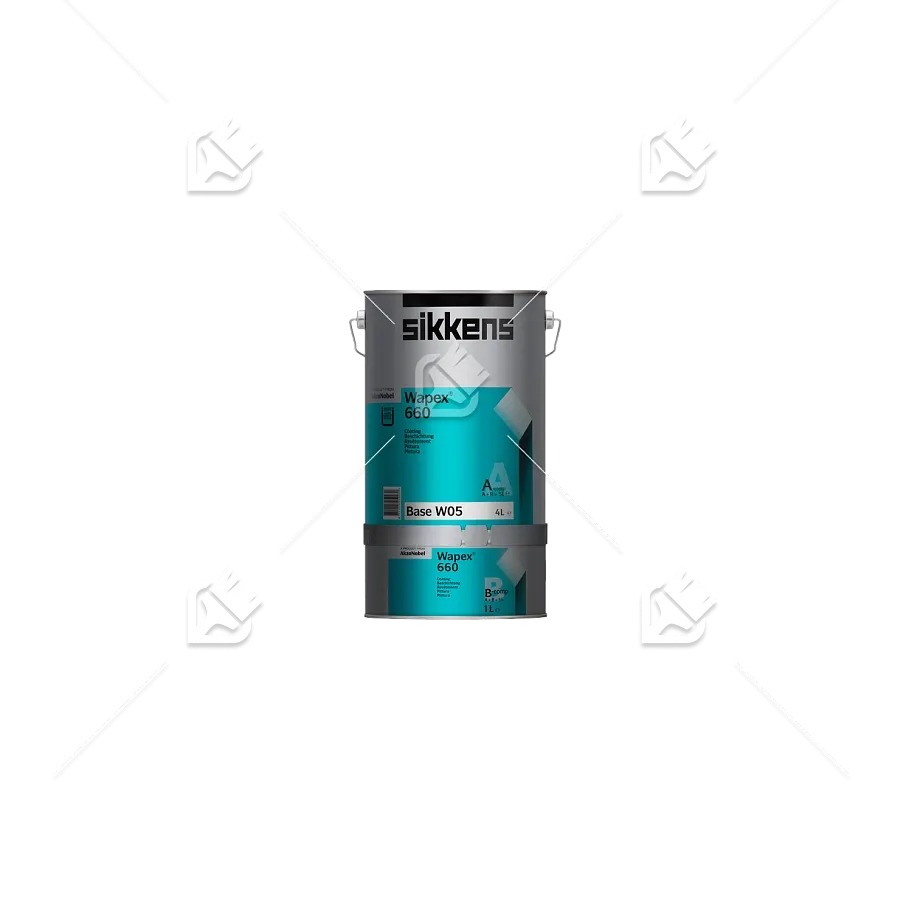 Покрытие эпоксидное для пола и стен Sikkens Wapex 660 SET полуматовое база ВS N00 0,93 л.