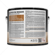 Масло деревозащитное для фасадов Dufa Wood Oil Fassade бесцветное 9 л.