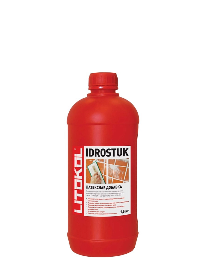Латексная добавка для затирки Litokol Idrostuk-M 1,5 кг
