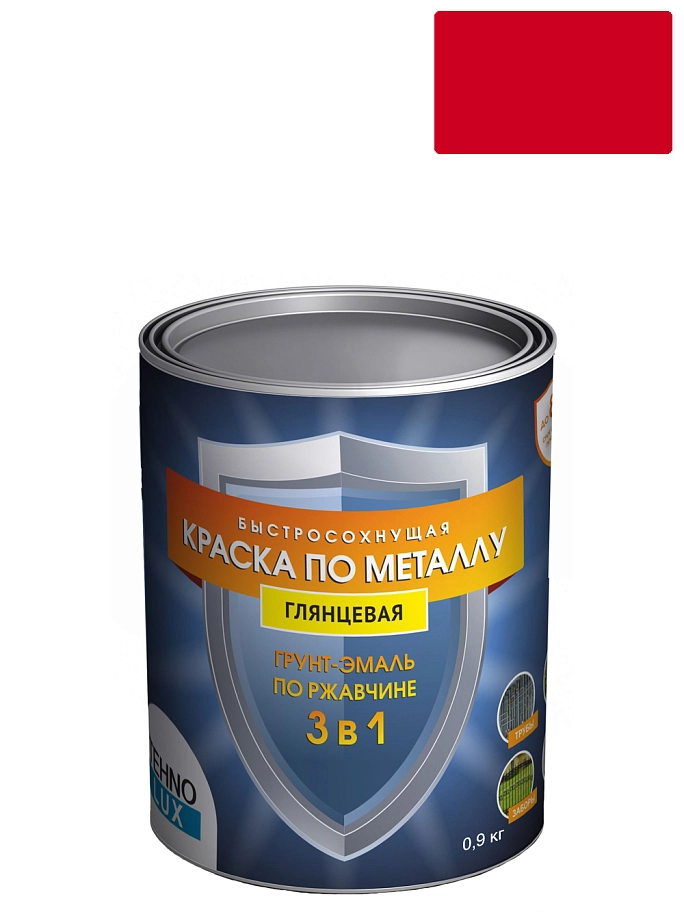 Технолюкс Грунт-эмаль 3 в 1 гладкая