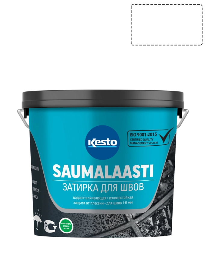 Затирка для швов Kesto Saumalaasti 10 белая 3 кг
