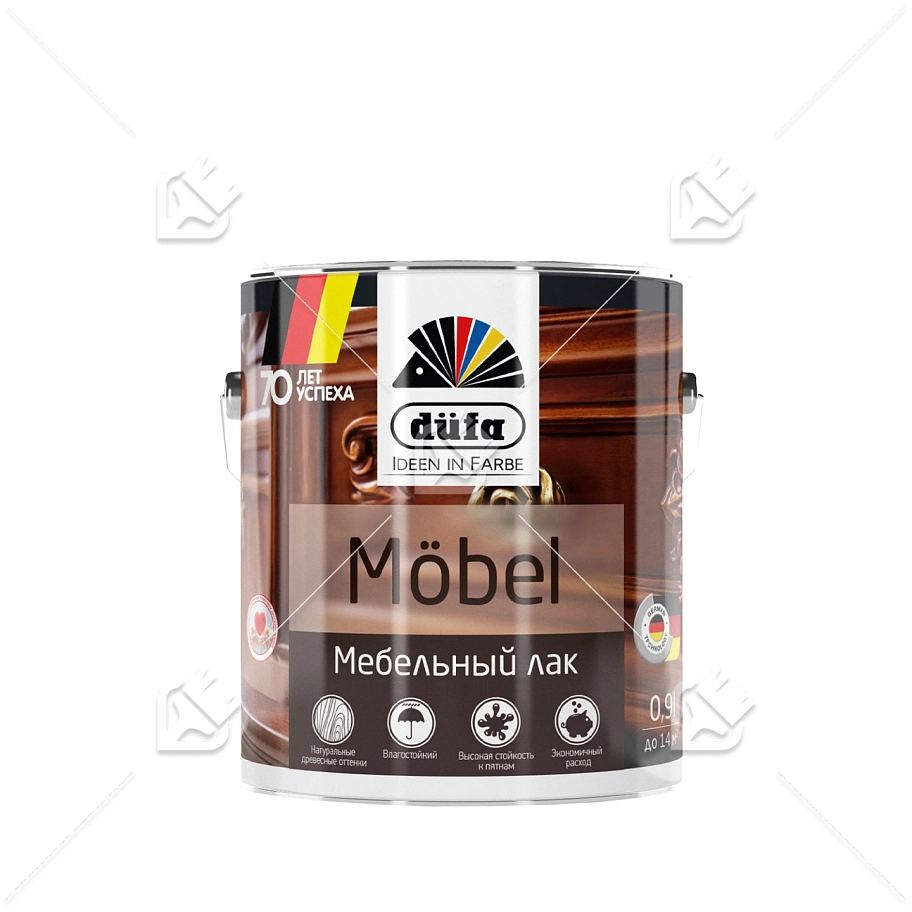 Лак мебельный Dufa MOBEL венге 0,9л.