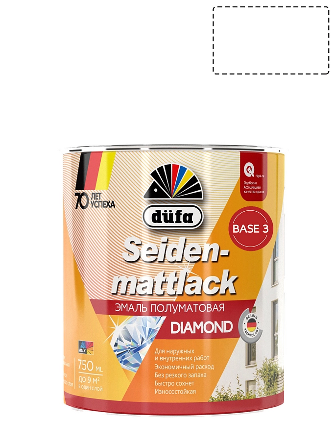 Dufa Seidenmattlack / Дюфа Сейденматлак Эмаль универсальная полуматовая