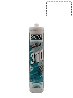 Герметик силиконовый универсальный ROYAL 310 белый 280 мл