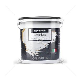 Грунт под покрытие декоративное NovaTech Décor Base 15 кг