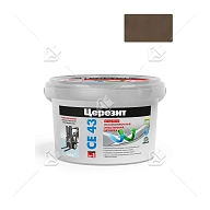 Затирка для широких швов от 5 до 40 мм Церезит CE 43 Super Strong темно-коричневая 2 кг