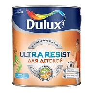 Dulux Ultra Resist / Дюлакс Ультра Резист Для детской Краска для стен и потолков матовая