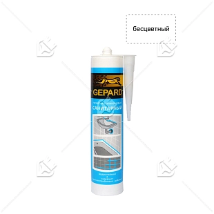 Герметик силиконовый санитарный Gepard CSS 664s бесцветный 280 мл.